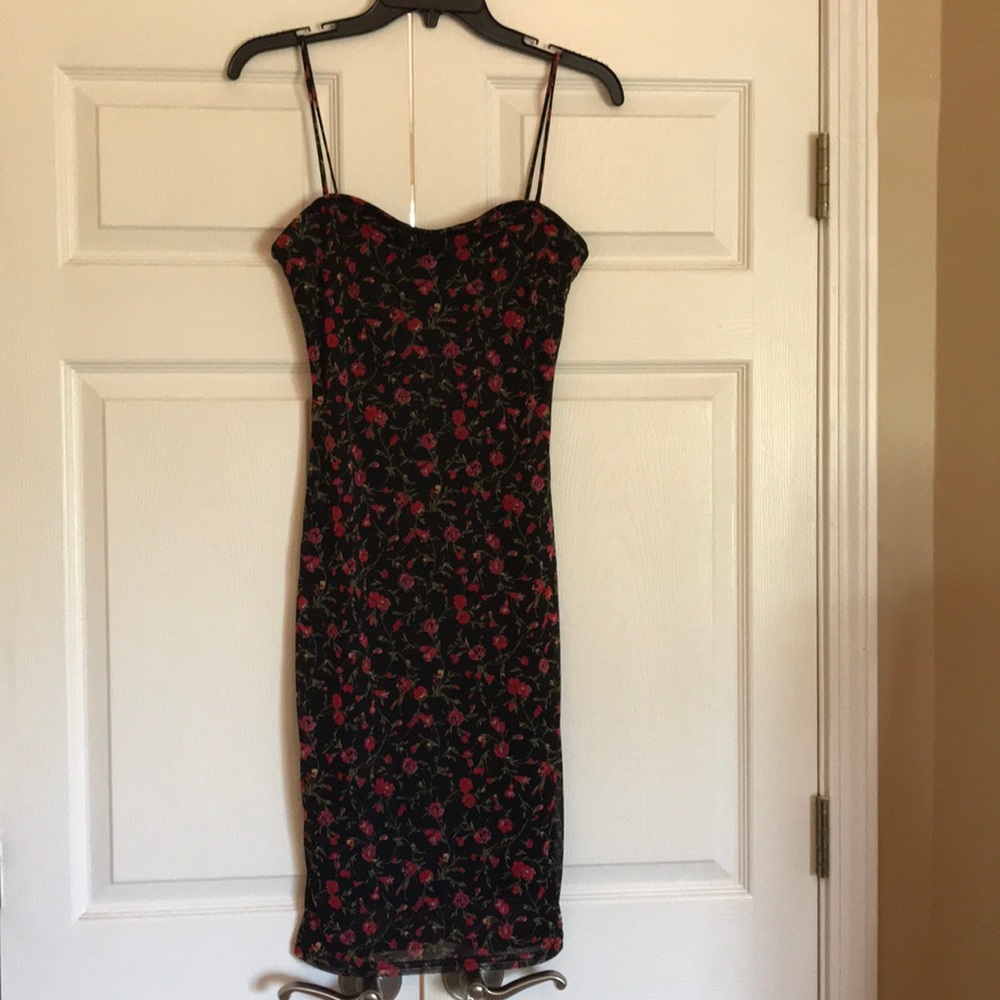 Floral print dress